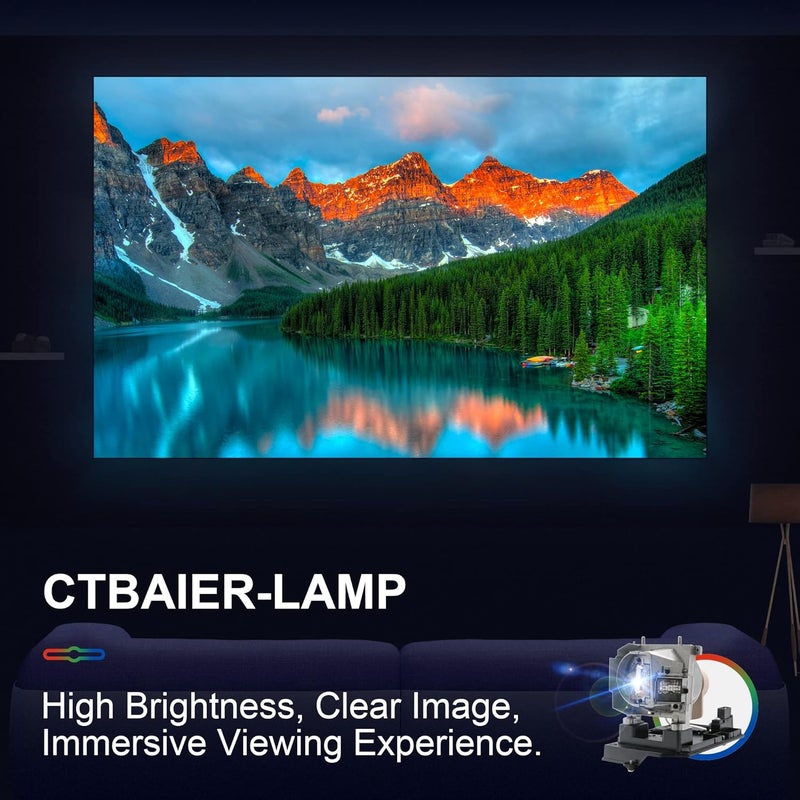 CTBAIER NP20LP Quality/Premium Replacement Projector Lamp Bulb for NEC NP-U300X NP-U310X NP-U300XJD NP-U310WJD U300X U310W with Housing - Image 4